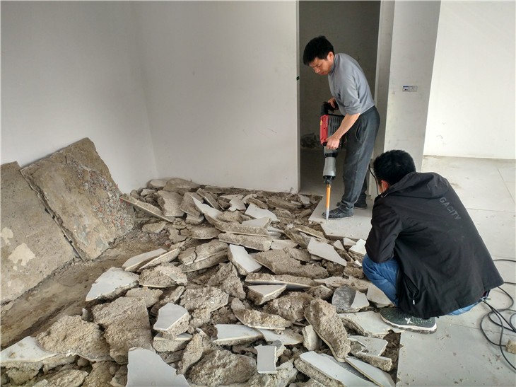 地磚拆除